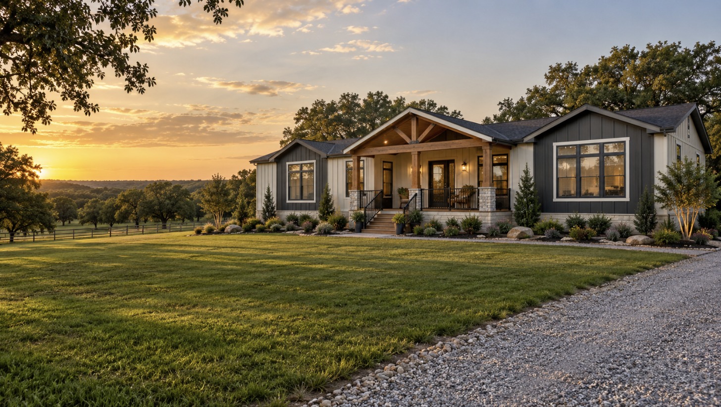 Completed Hilltop manufactured home